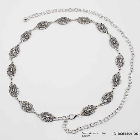 Fashionable Women's Waist Chain for Dresses and Outfits