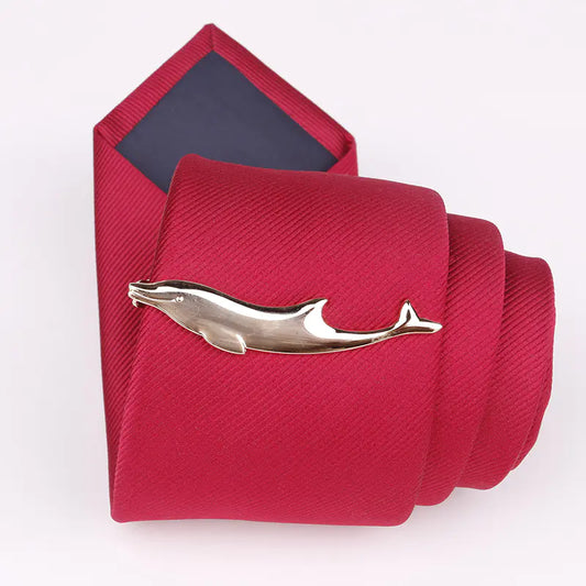 Cartoon Metal Tie Clip for Men's Fashion Accessories